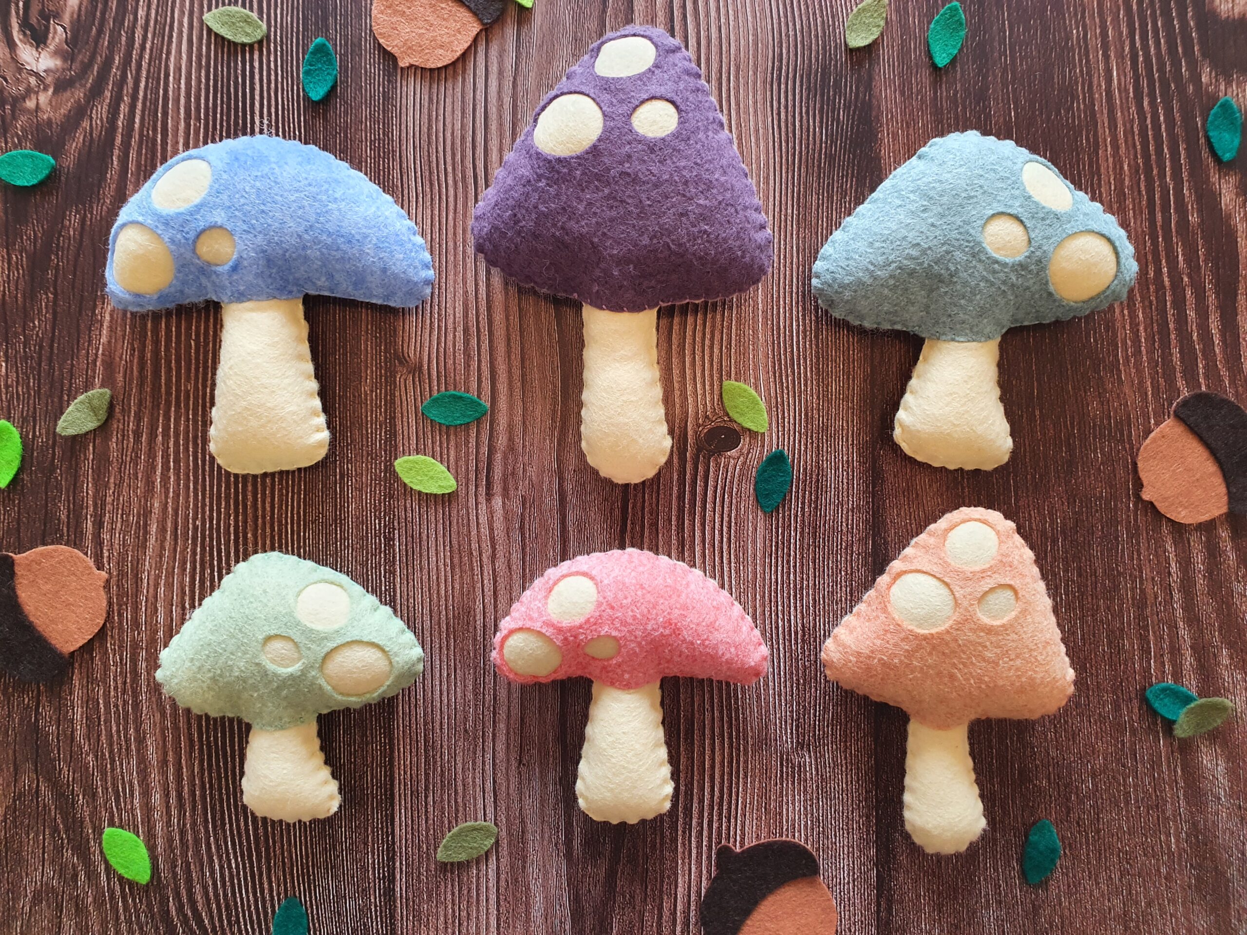 Hanging Toadstool Mushroom Decoration
