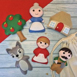 Little Red Riding Hood Felt Story Sack