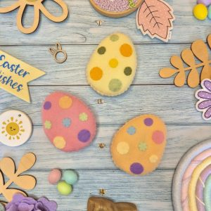 Easter Egg Pastel Individual Hanging Decorations