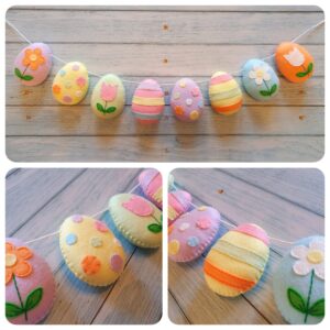 Easter Egg Pastel Rainbow Garland