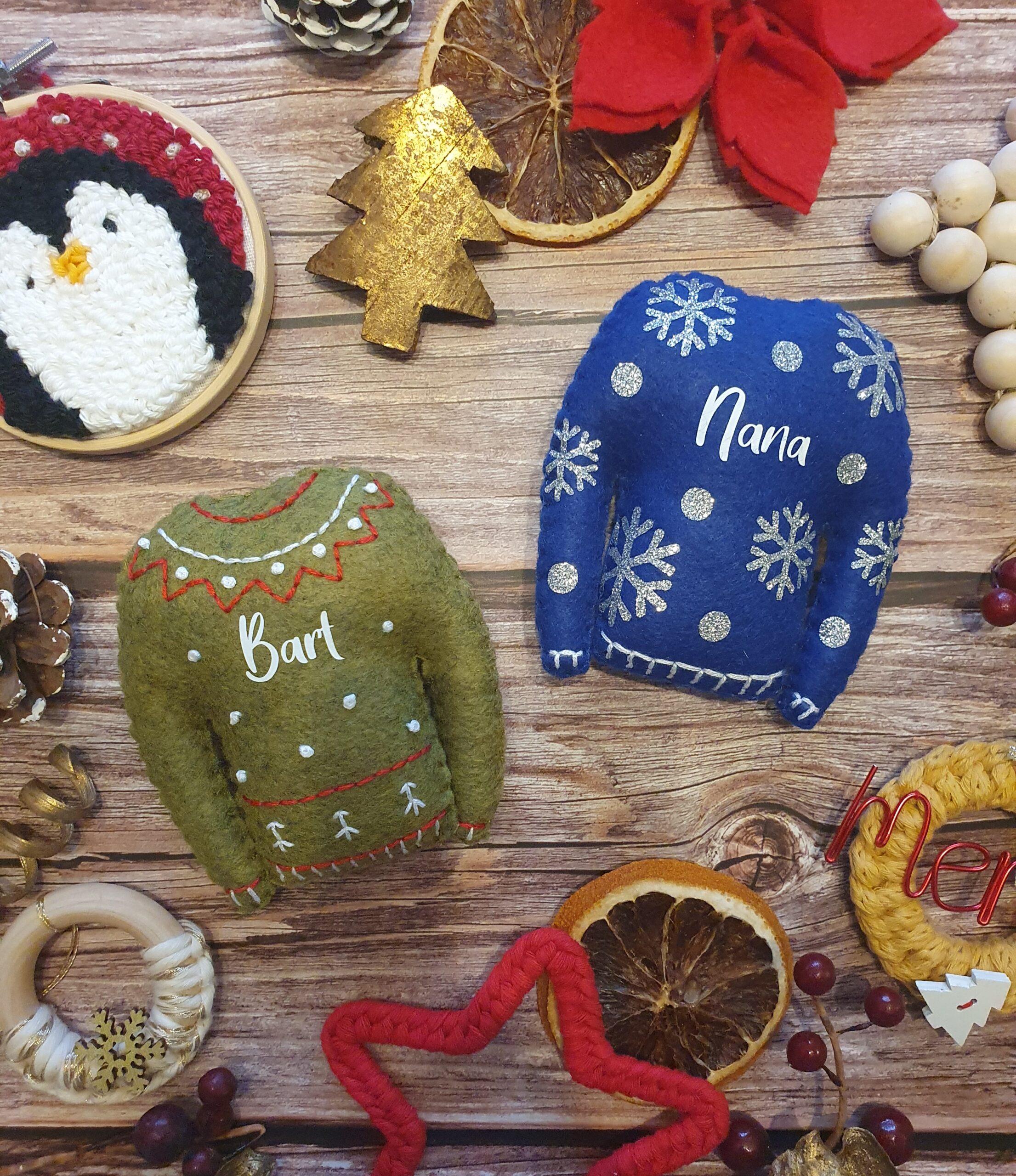 Christmas Jumper Hanging Decoration - Image 2