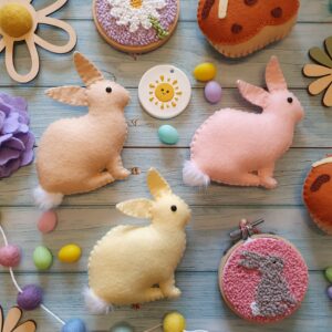 Easter Fluffy Tail Bunny Hanging Decoration