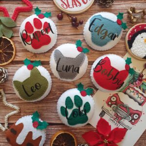 Personalised Bauble Hanging Christmas Decoration
