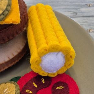 Felt Play Food Corn on the Cob