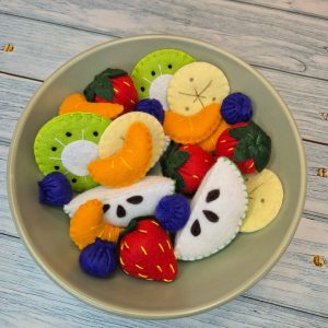 Felt Play Food Fruit Salad