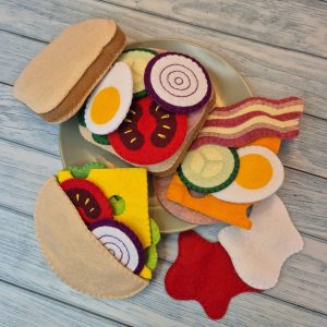 Felt Play Food Sandwich Set